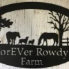 Personalized Metal Horses Sign ,farm Sign Horses Dog Fence Cat, Metal Wall Art, Metal House Sign