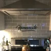 Homemade Sign Metal Wall Art, Homemade Metal Sign, Farmhouse Style Decor, Metal Words For The Wall, Homemade Word Art, Kitchen Sign