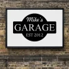 Personalized Metal Garage Sign, Garage Wall Decor, Metal Wall Decor, Garage Decor, Personalized Home Decor, Metal Wall Art