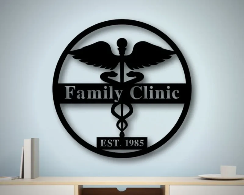 Personalized Metal Doctor Sign, Metal Health Care Sign, Custom Metal Doctor Sign, Personalized Hospital Sign, Custom Doctor House Decor