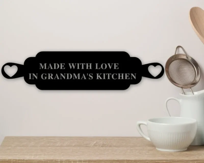 Personalized Kitchen Sign, Kitchen Decor, Custom Sign, Gift For, Custom Metal Sign, Kitchen Sign, Custom Cooking Sign, Sign For Grandma