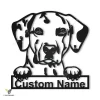 Personalized Dalmatian Dog Metal Sign Art, Dalmatian Dog Metal Sign, Dalmatian Dog Gifts Funny, Dog Gift, Animal Custom