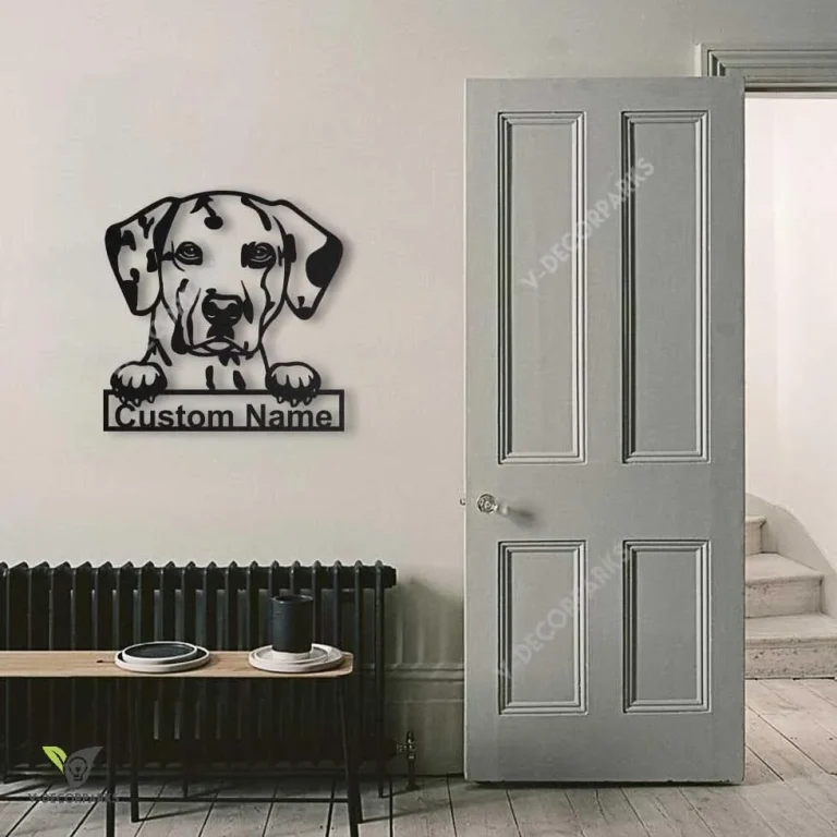 Personalized Dalmatian Dog Metal Sign Art, Dalmatian Dog Metal Sign, Dalmatian Dog Gifts Funny, Dog Gift, Animal Custom