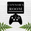 Gaming Room Metal Sign, Custom Gaming Sign, Personalized Gamer Sign, Pc Gamer Sign, Gamer Gift, Boys Room Decor, Game Room Decor, Controller