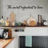 The Secret Ingredient Is Love Metal Wall Art, Cozy Kitchen Metal Wall Letters, Kitchen Wall Decor, House Warming Gift For Her Dining Room