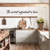 The Secret Ingredient Is Love Metal Wall Art, Cozy Kitchen Metal Wall Letters, Kitchen Wall Decor, House Warming Gift For Her Dining Room