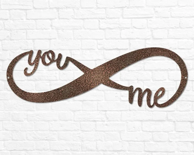 Metal Infinity Sign Decor Infinity You Me Sign Infinity Love Home Decor Infinity Wedding Gift Couple Anniversary Gift Housewarming Wall Art