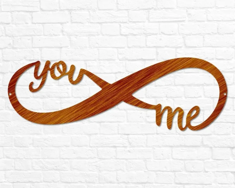 Metal Infinity Sign Decor Infinity You Me Sign Infinity Love Home Decor Infinity Wedding Gift Couple Anniversary Gift Housewarming Wall Art