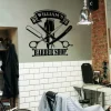 Personalized Barber Shop Equipment Metal Sign, Barber Shop Sign, Custom Hairstylist Sign, Gifts For Hairdresser, Haircut Salon, Home Decor