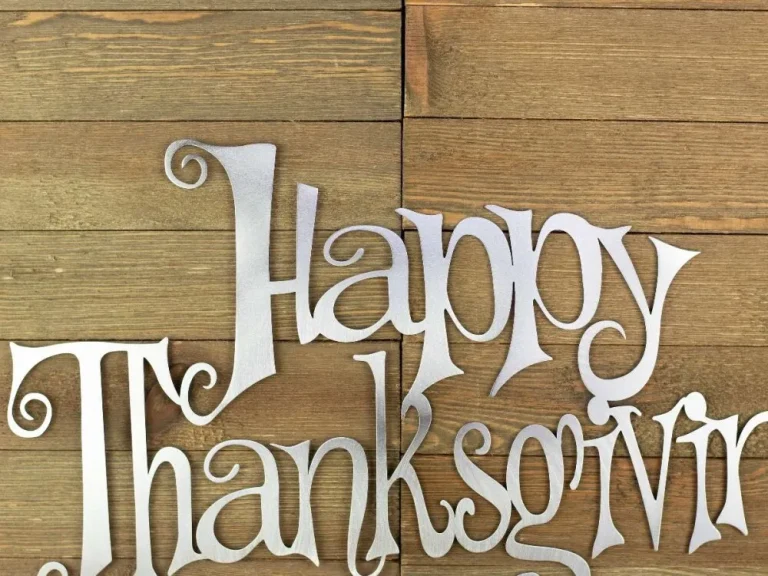 Thanksgiving Sign, Metal Wall Art, Thanksgiving Decor, Fall Decor, Metal Sign, Happy Thanksgiving, Autumn Decor