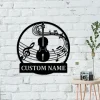 Cello Monogram Metal Sign Art, Custom Violin Player Name Sign, Cello Metal Wall Decor, Musical Instrument Wall Hanging, Violin Metal Sign