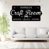 Personalized Sewing Room Sign, Custom Craft Room Metal Sign, Creative Room Sign, Home Craft Room Sign, Sewing Craft Room