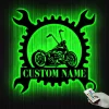 Custom Motorcycle Sign Harley Davidson Metal Wall Art Motorcycle Metal Wall Art, Motorcycle Wall Art, Man Cave Decor Father's Day Gift