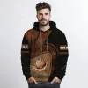 Personalized Name Cowboy Mens 3d All Over Printed Hoodies, Rodeo Cowboy 3d Pullover Sweatshirt With Pockets, Custom Name Bull Riding Unisex Hoodie