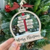 Customized Family Christmas Tree Ornaments, Family Name Ornament, Christmas Tree Ornament With Family Names 2024, Ornaments For Christmas 2024