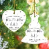 First Christmas As Mr & Mrs Ornament, First Christmas Married Ornament, Married Ornament, Wedding Gift, Newlywed Gift, Wedding Date Ornament