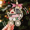 Customized Baby's First Christmas Ornament 2024, Baby 1st Christmas Ornament, Custom Newborn Gift, 4d Shake Babies Ornament, Baby Name Xmas Keepsake