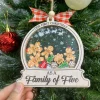 Custom First Christmas As A Family Ornament, Family Of Three Four Five Six Christmas Ornament, New Family Name Ornament, Baby 1st Christmas Ornament