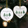 Our First Christmas As A Family Ornament, Custom First Christmas As Family Of 3,4,5,6,7,8 Members Ornament, Newlywed Christmas Gift, New Home Ornament Gift