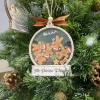 Custom Gingerbread Family Christmas Ornament, Personalized Family Christmas Ornaments, Custom Family Name Ornaments , Cookie Ornament Gift