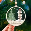 Personalized Family Name Christmas Tree Ornaments, Family Name Ornament, Christmas Tree Ornament With Family Names 2024, Ornaments For Christmas 2024