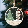 Personalized Family Name Christmas Tree Ornaments, Family Name Ornament, Christmas Tree Ornament With Family Names 2024, Ornaments For Christmas 2024