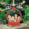 Personalized Gingerbread Family Ornament, 4d Shake Customized Cookie Gingerbread Family Ornament Gift, Custom Family Christmas Ornament 2024